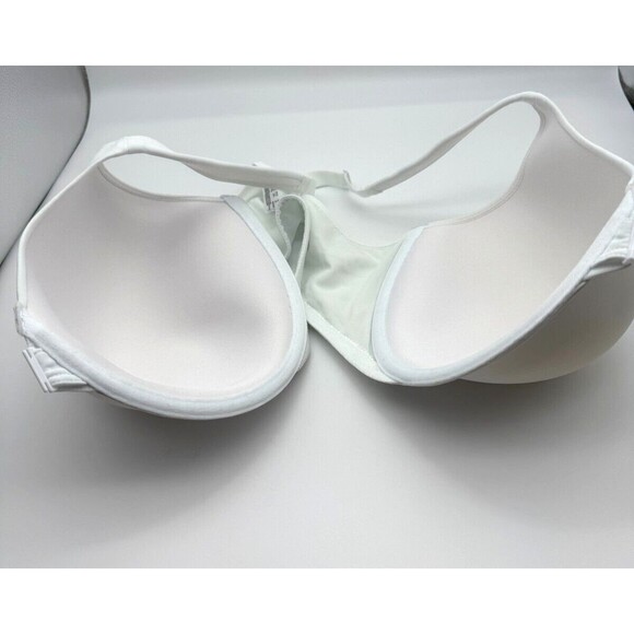 Leading Lady 5415 The Brigitte White Racerback Front Close Underwire Bra 42DDD - Picture 4 of 9